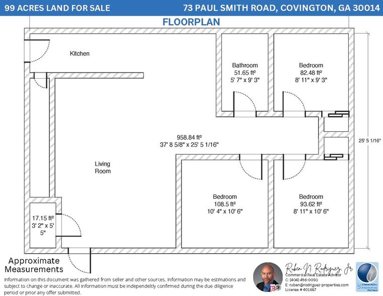 More Photos Of 73 Paul Smith Rd, Covington Land For Sale
