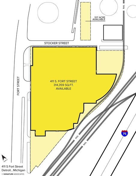 More Photos Of 411 S Fort St, Detroit Warehouse For Sale