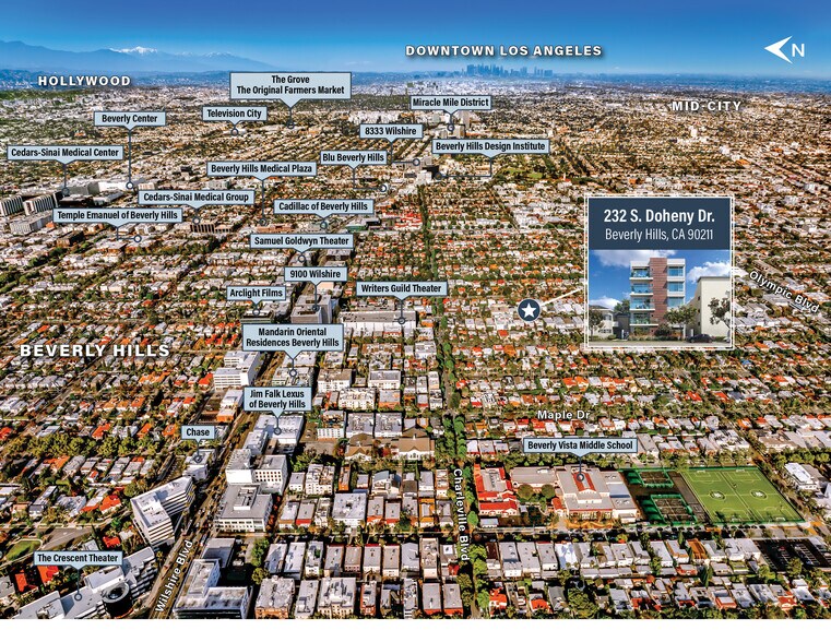 More Photos Of 232 S Doheny Dr, Beverly Hills Land For Sale