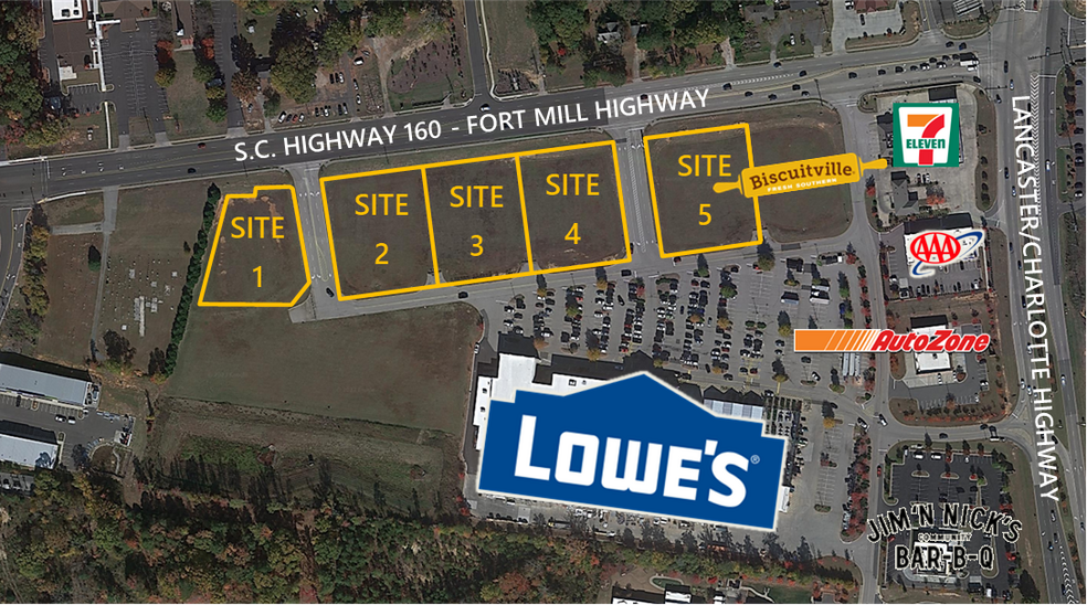 Primary Photo Of Charlotte Highway Highway 521, Indian Land Land For Lease