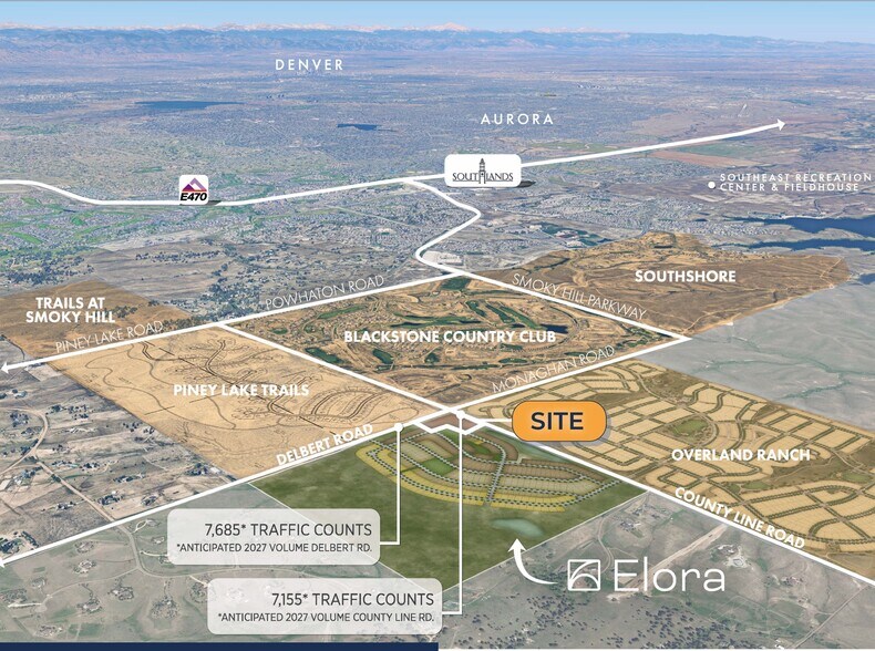 Primary Photo Of SEC County Line & Delbert Road, Parker Land For Lease