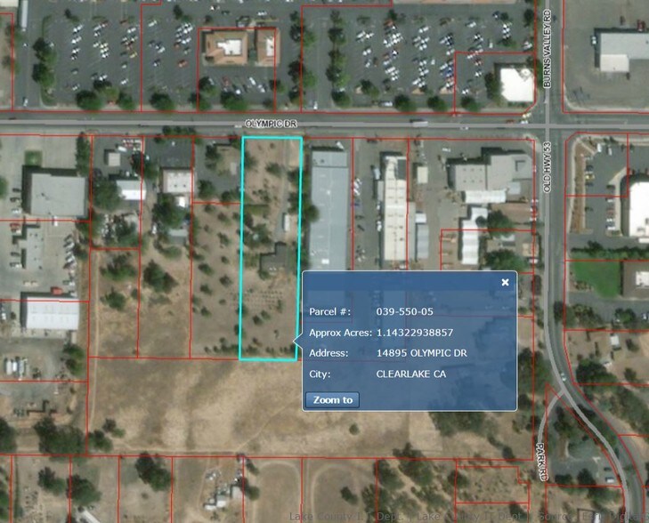 More Photos Of 14895 Olympic Dr, Clearlake Land For Sale