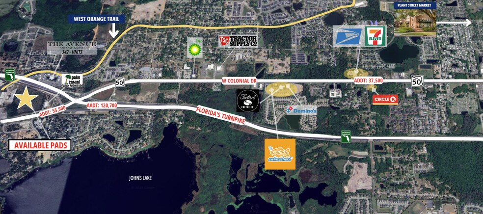 More Photos Of 17211 W Colonial Dr, Oakland Land For Lease