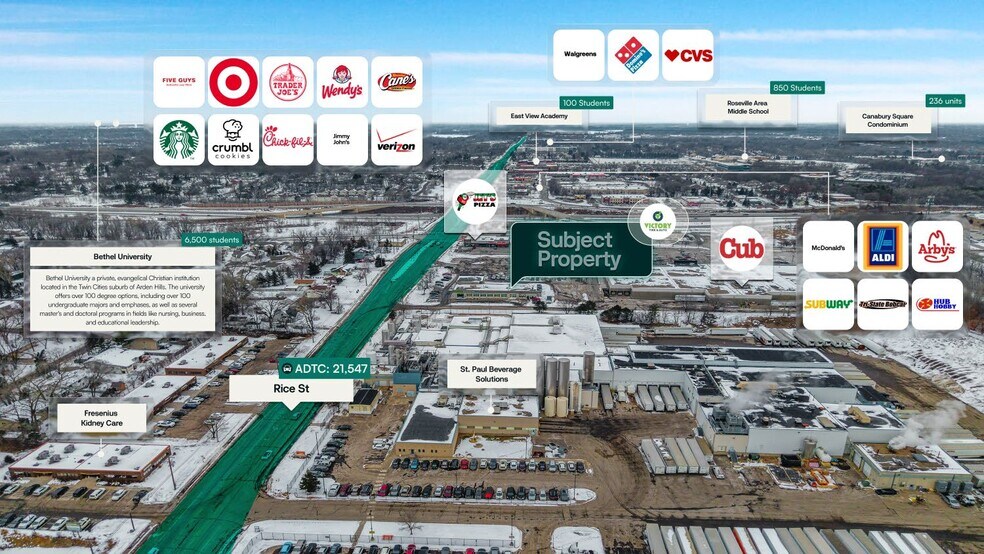 More Photos Of 2128 Rice St, Saint Paul General Retail For Sale