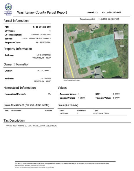 More Photos Of 639 S Hewitt Rd, Ypsilanti Land For Sale
