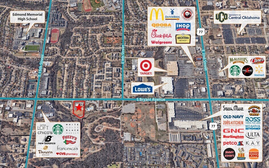 More Photos Of 1140-1148 S Bryant Ave, Edmond Restaurant For Sale