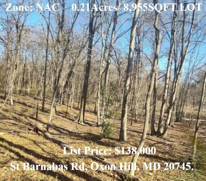 More Photos Of Saint Barnabas rd, Oxon Hill Land For Sale