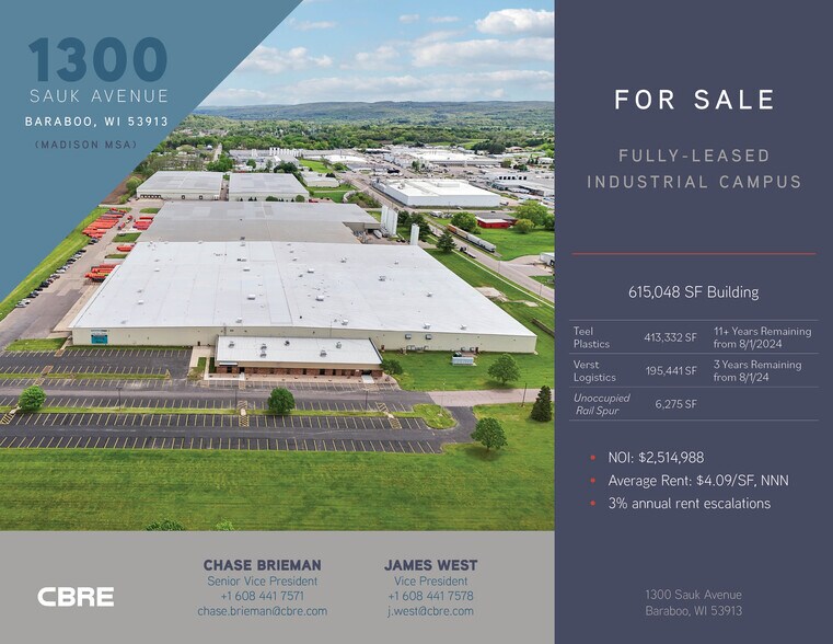 More Photos Of 1300 Sauk Ave, Baraboo Manufacturing For Lease