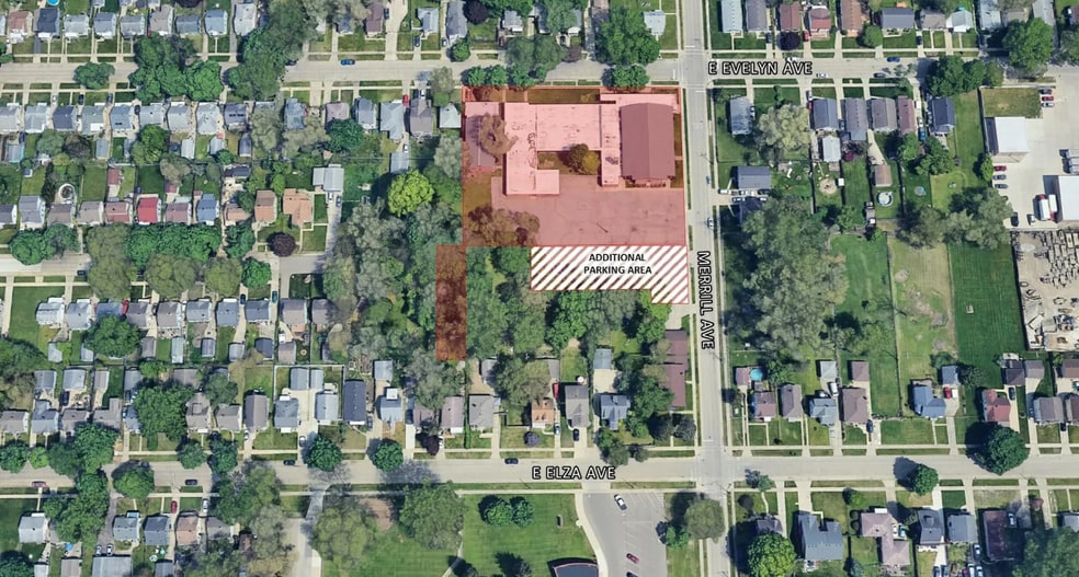 Primary Photo Of 1572-1600 E Evelyn, Hazel Park Religious Facility For Sale
