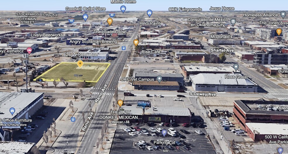 More Photos Of 626 W Reno Ave, Oklahoma City Land For Sale