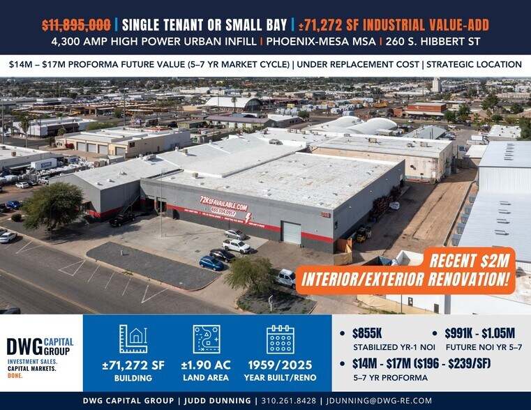 Primary Photo Of 260 S Hibbert St, Mesa Warehouse For Sale