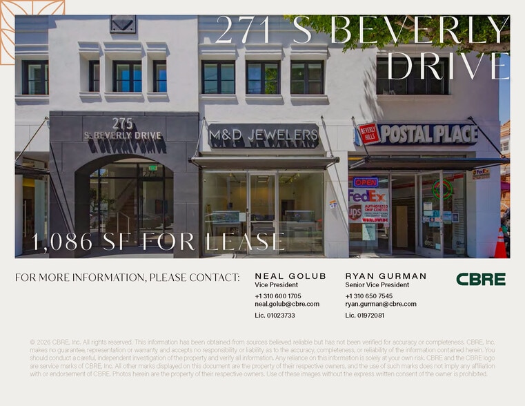 More Photos Of 269-281 S Beverly Dr, Beverly Hills Loft Creative Space For Lease