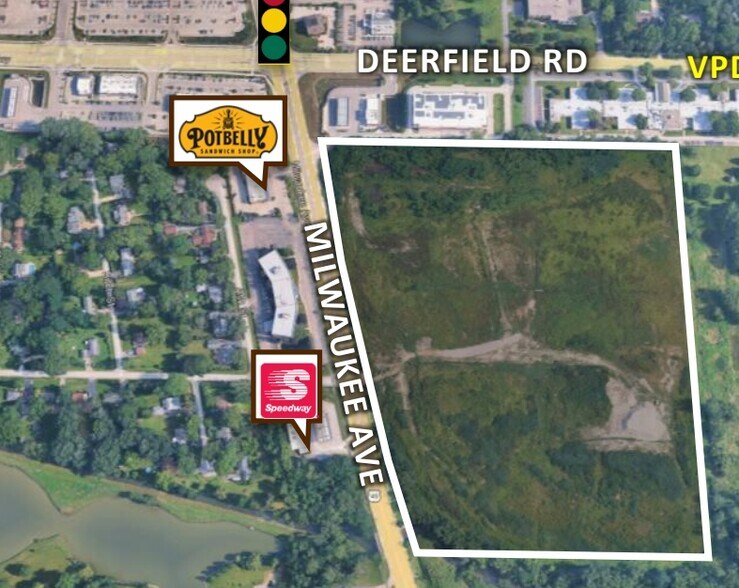 Primary Photo Of N Milwaukee Ave & Deerfield Parkway, Riverwoods Land For Sale