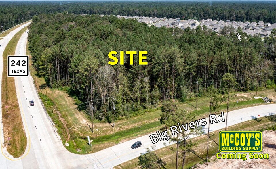 More Photos Of 5-Ac NWC Hwy 242 & Big Rivers Dr, New Caney Land For Sale