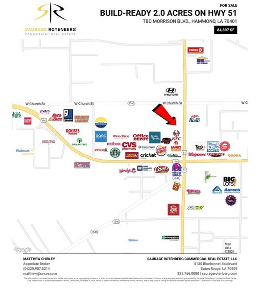 More Photos Of TBD Morrison Blvd, Hammond General Retail For Sale