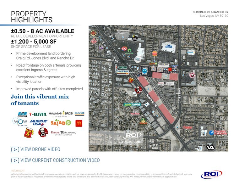 More Photos Of Craig Rd, Las Vegas Land For Lease