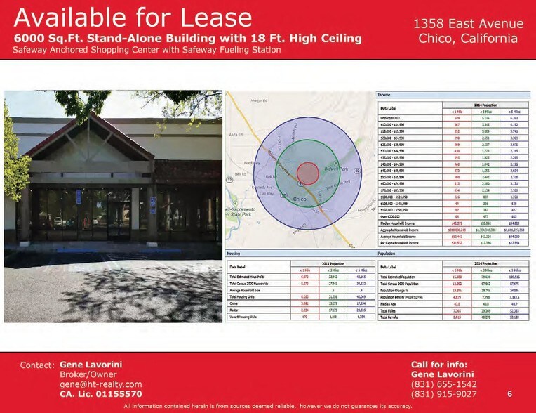 More Photos Of 1358 East Ave, Chico Freestanding For Lease