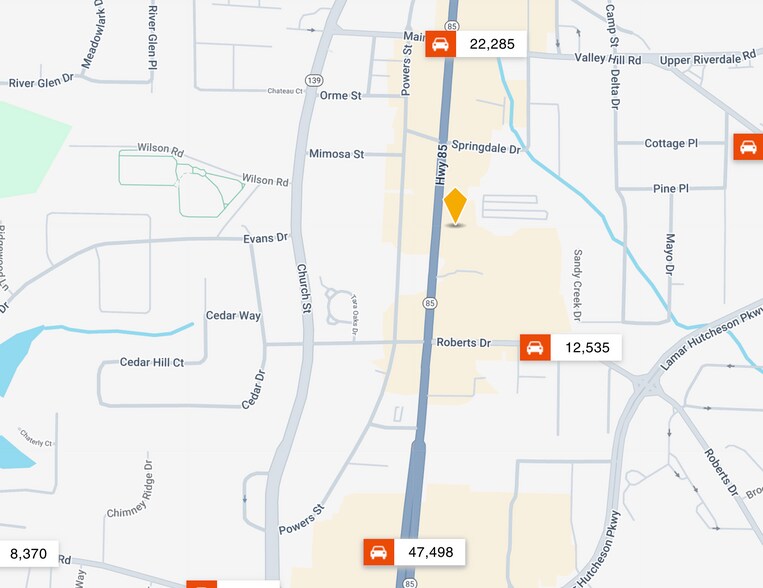 More Photos Of 6814 Highway 85, Riverdale Freestanding For Sale