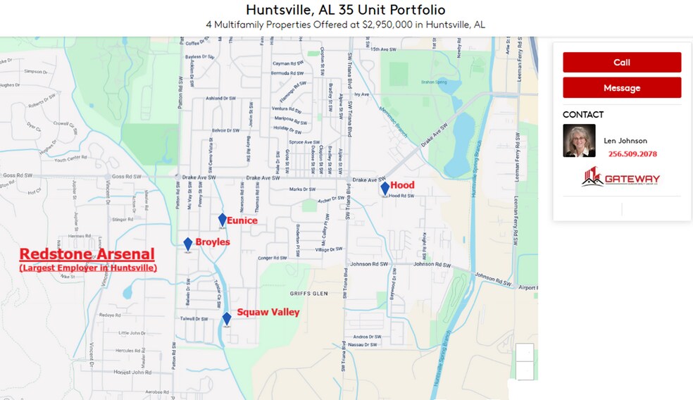 More Photos Of , Huntsville Multifamily For Sale