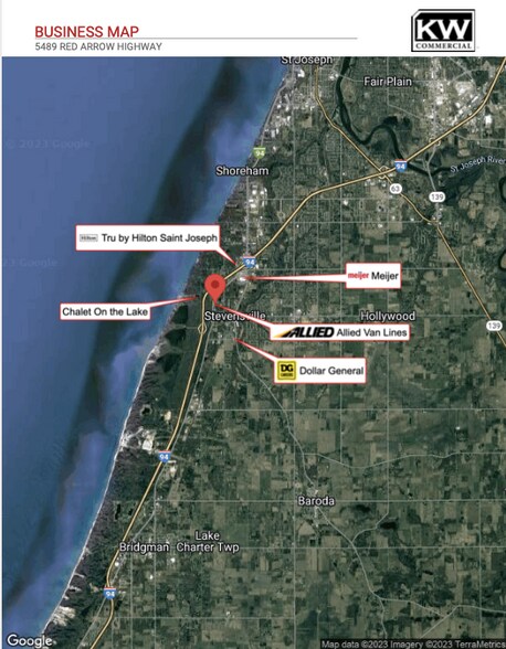 More Photos Of 5489 Red Arrow Hwy, Stevensville Distribution For Lease