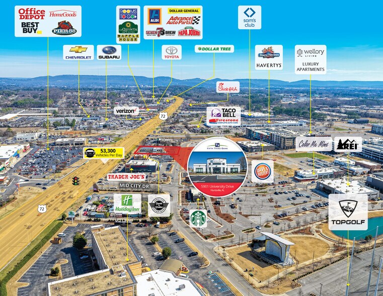 More Photos Of 5901 University Dr, Huntsville Bank For Sale