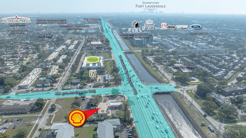 More Photos Of 4701 W Sunrise Blvd, Plantation Service Station For Sale