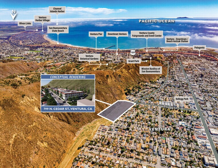 More Photos Of 799 N. Cedar Street, Ventura Land For Sale