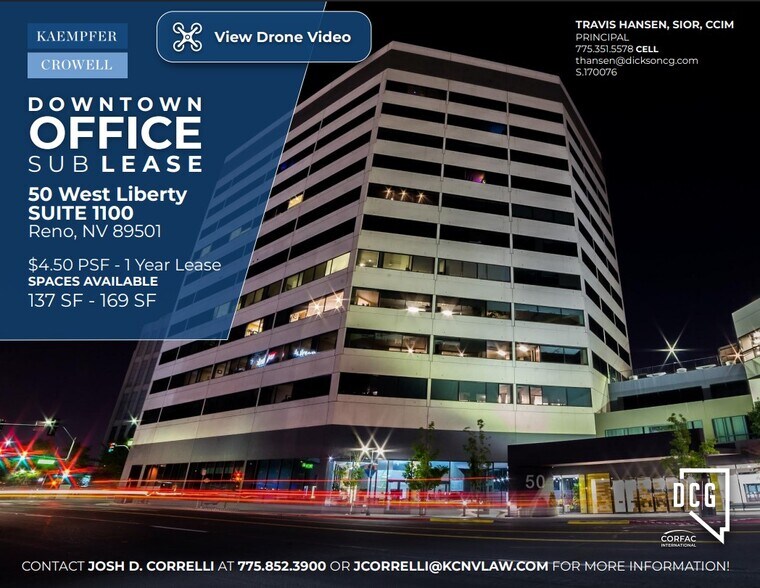 Primary Photo Of 50 W Liberty St, Reno Office For Lease