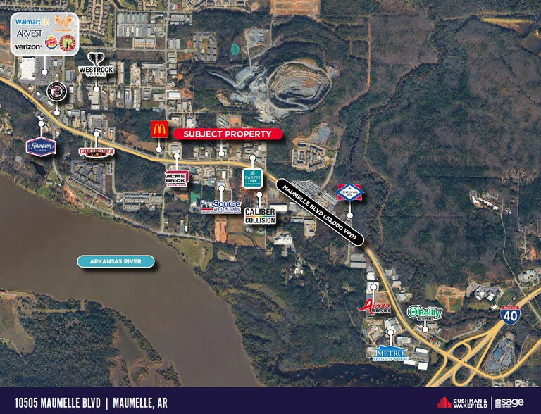 More Photos Of 10505 Maumelle Blvd, Maumelle Warehouse For Lease