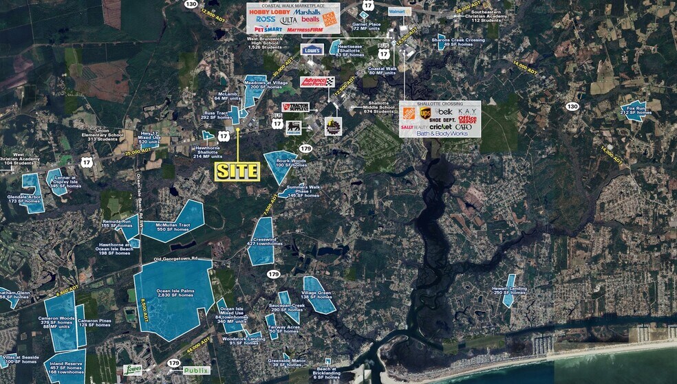 More Photos Of US-17 & Old Shallotte NW rd, Shallotte Land For Lease