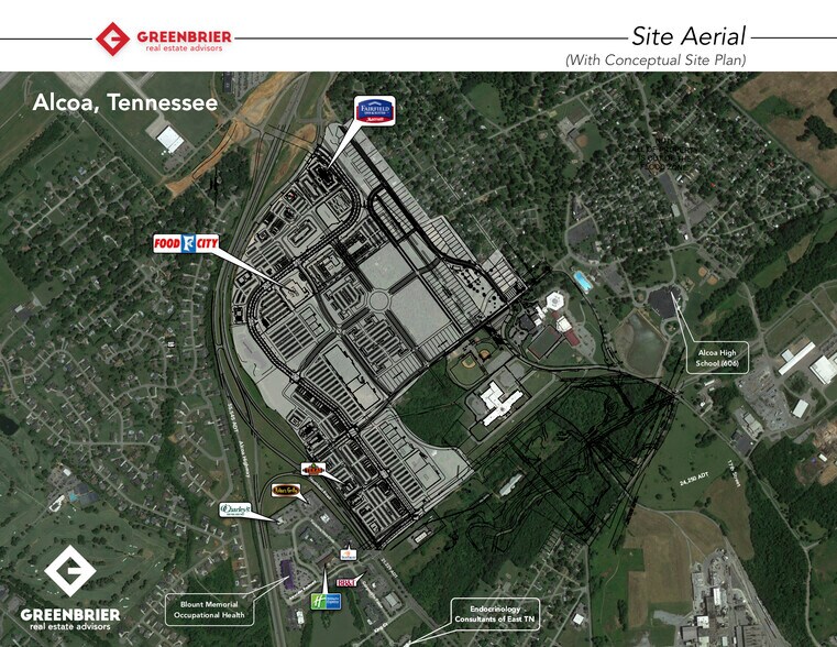 More Photos Of Marconi Boulevard At Tesla Blvd, Alcoa Restaurant For Lease
