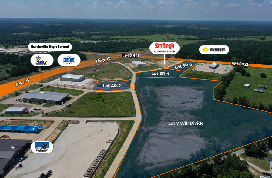 Primary Photo Of Hwy 19 & FM 2821, Huntsville Land For Sale