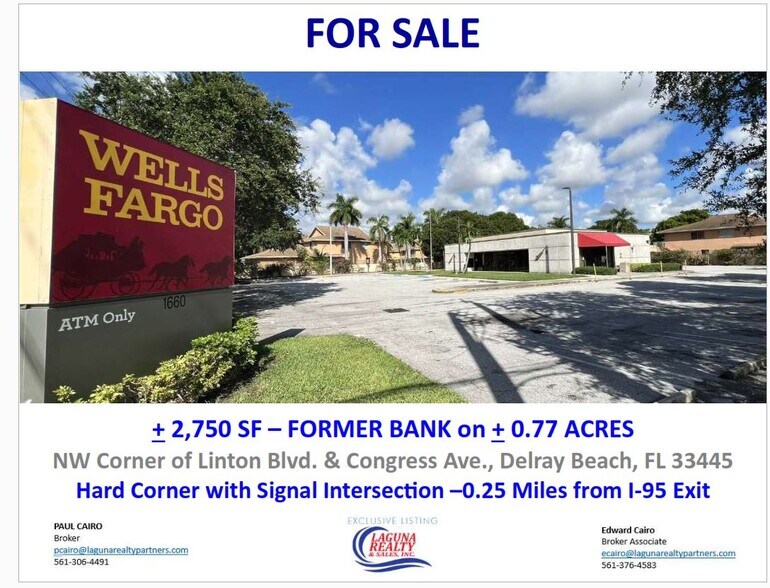 More Photos Of 1660 S Congress Ave, Delray Beach Bank For Sale