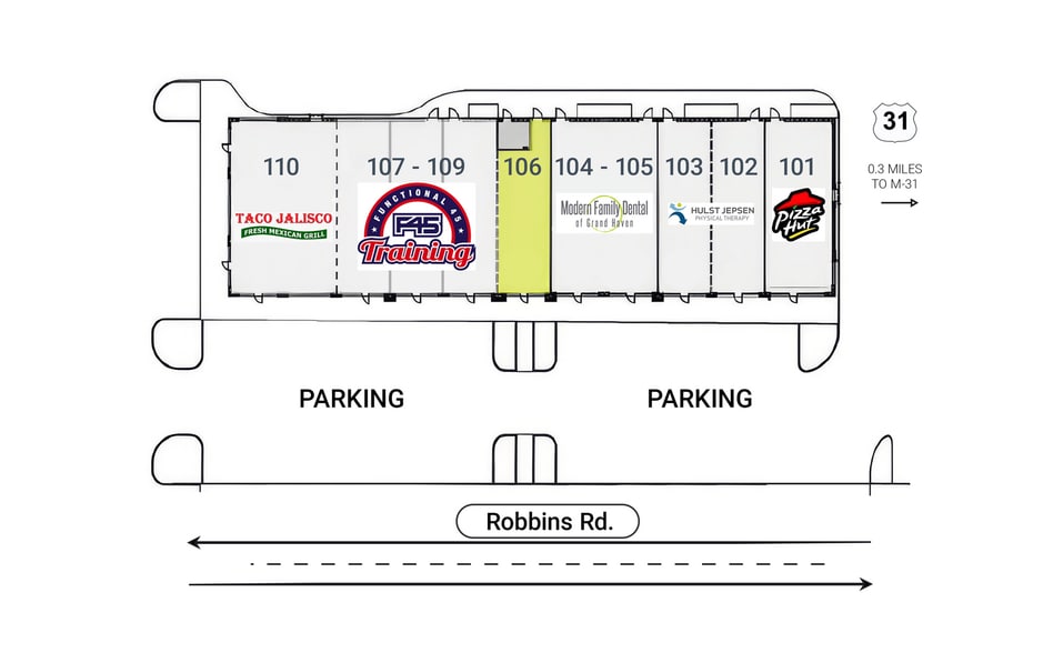 More Photos Of 17272 Robbins Rd, Grand Haven Storefront For Lease