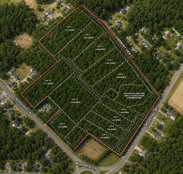 Primary Photo Of 0 Woodtrail Dr. Dr, Gaston Land For Sale
