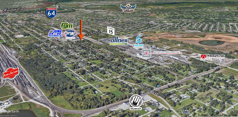 More Photos Of 2701 Converse Ave, East Saint Louis Manufacturing For Lease