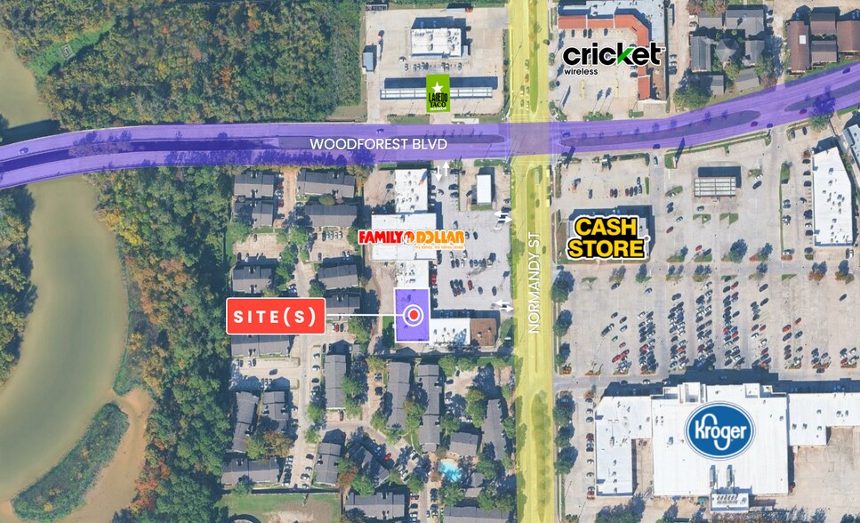 More Photos Of 500-548 Normandy St, Houston Storefront For Lease