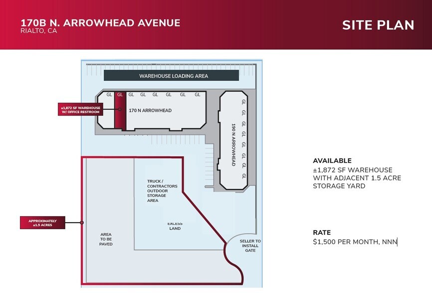 More Photos Of 170 N Arrowhead Ave, Rialto Warehouse For Lease