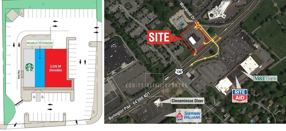 More Photos Of 1253 Route 130, Cinnaminson Storefront Retail Office For Sale