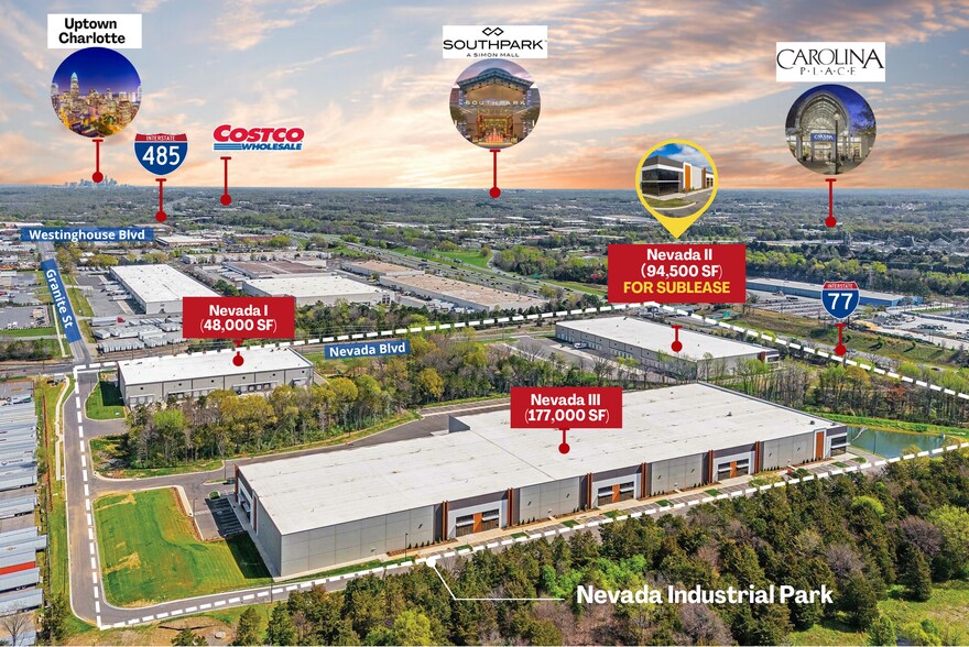 More Photos Of 2011 Nevada Boulevard, Charlotte Warehouse For Lease