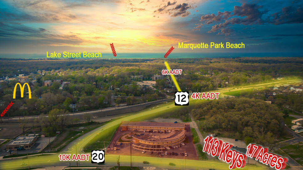 Primary Photo Of 6200 Melton Rd, Gary Hotel For Sale