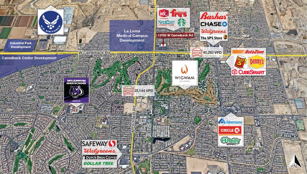 More Photos Of 13760 W Camelback Rd, Litchfield Park General Retail For Lease