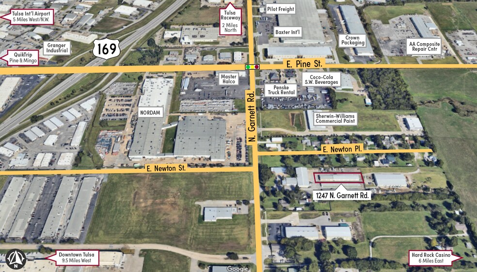 More Photos Of 1247-1255 N Garnett Rd, Tulsa Warehouse For Lease