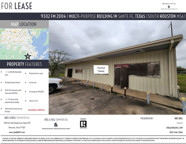 Primary Photo Of 9302 FM 2004 Rd, Santa Fe Convenience Store For Lease