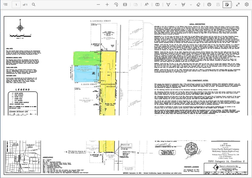 More Photos Of 593 E Davis St, McKinney Land For Sale