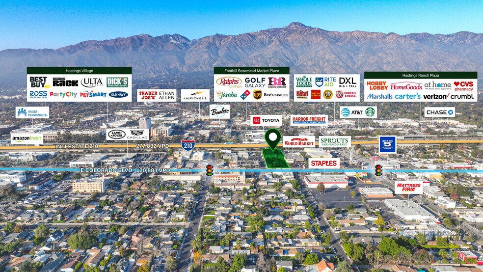 More Photos Of 3635 Colorado Blvd, Pasadena Freestanding For Lease