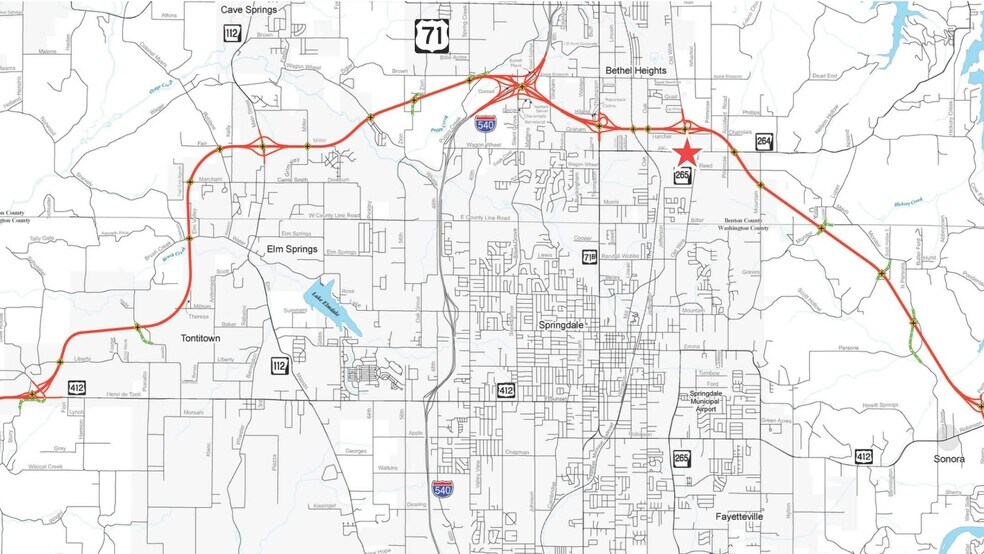 More Photos Of Hwy 265, Springdale Land For Sale