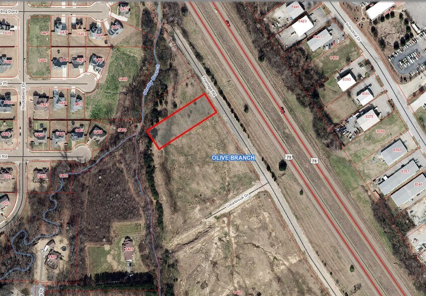 More Photos Of Frontage, Olive Branch Land For Sale