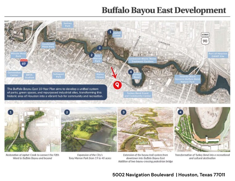 More Photos Of 5002 Navigation Blvd, Houston Freestanding For Lease