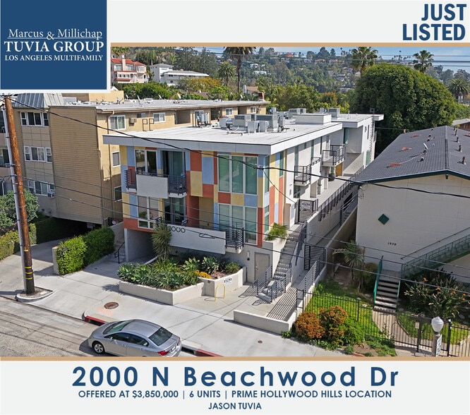 Primary Photo Of 2000 N Beachwood Dr, Los Angeles Apartments For Sale